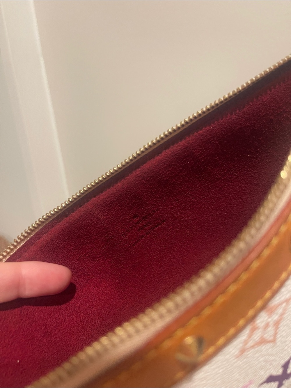 Louis Vuitton Multicolor Monogram White Mini Pochette- murakami - Picture 6 of 6